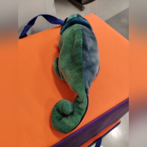 ✓Ty Beanie Babies 1997 Rainbow the Chameleon - Picture 7 of 11